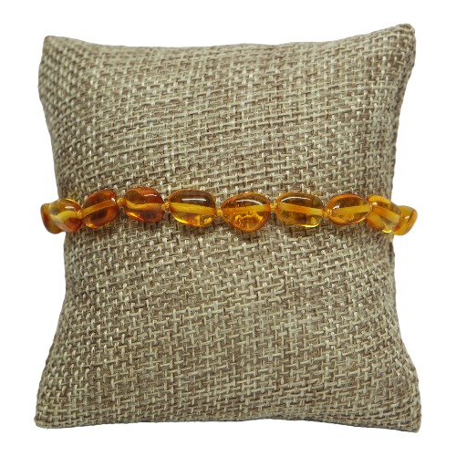 Pulsera De ámbar Tono Miel